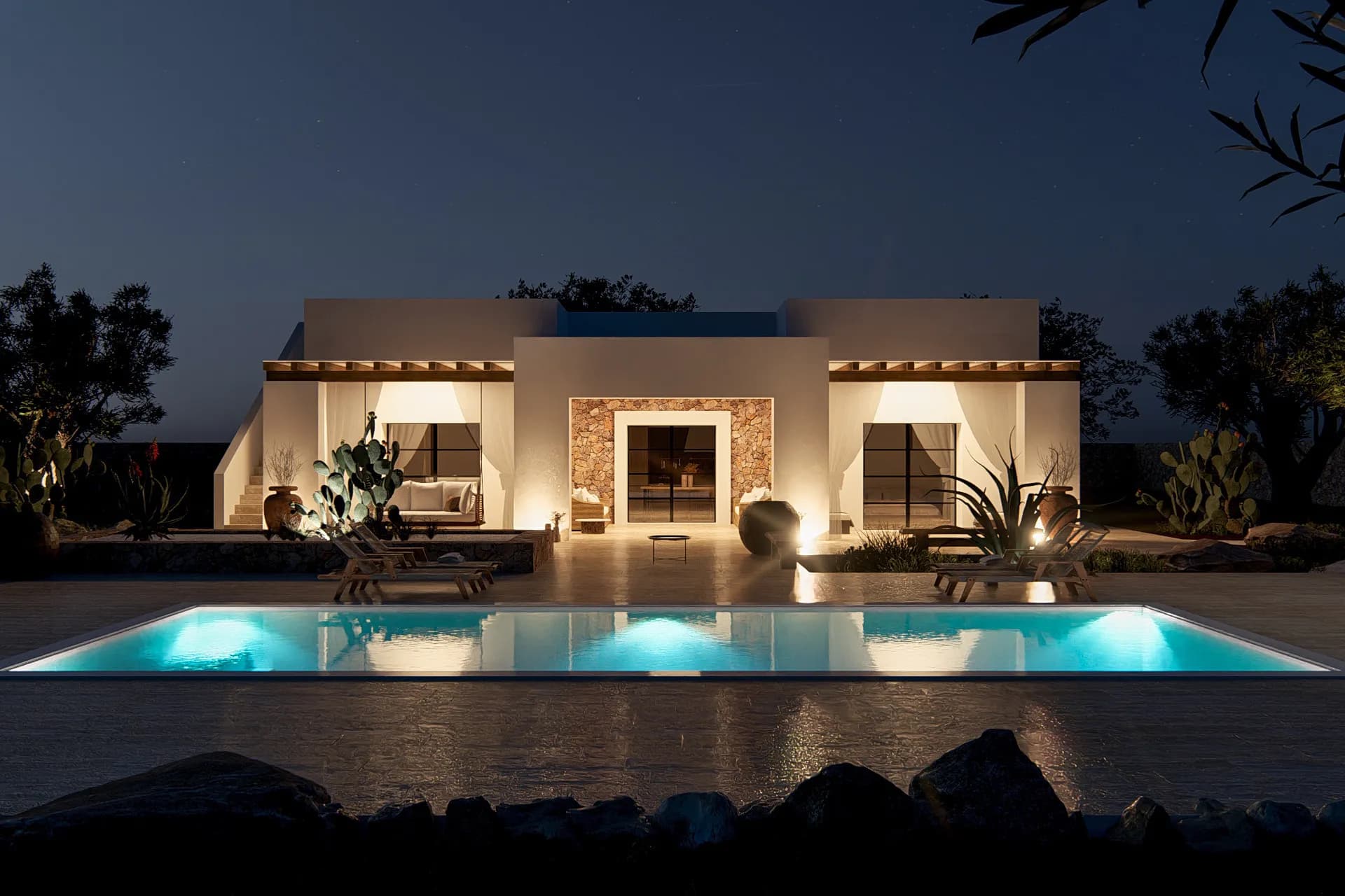 Villa méditerranéenne neuve, piscine privée et oliveraie - Manduria