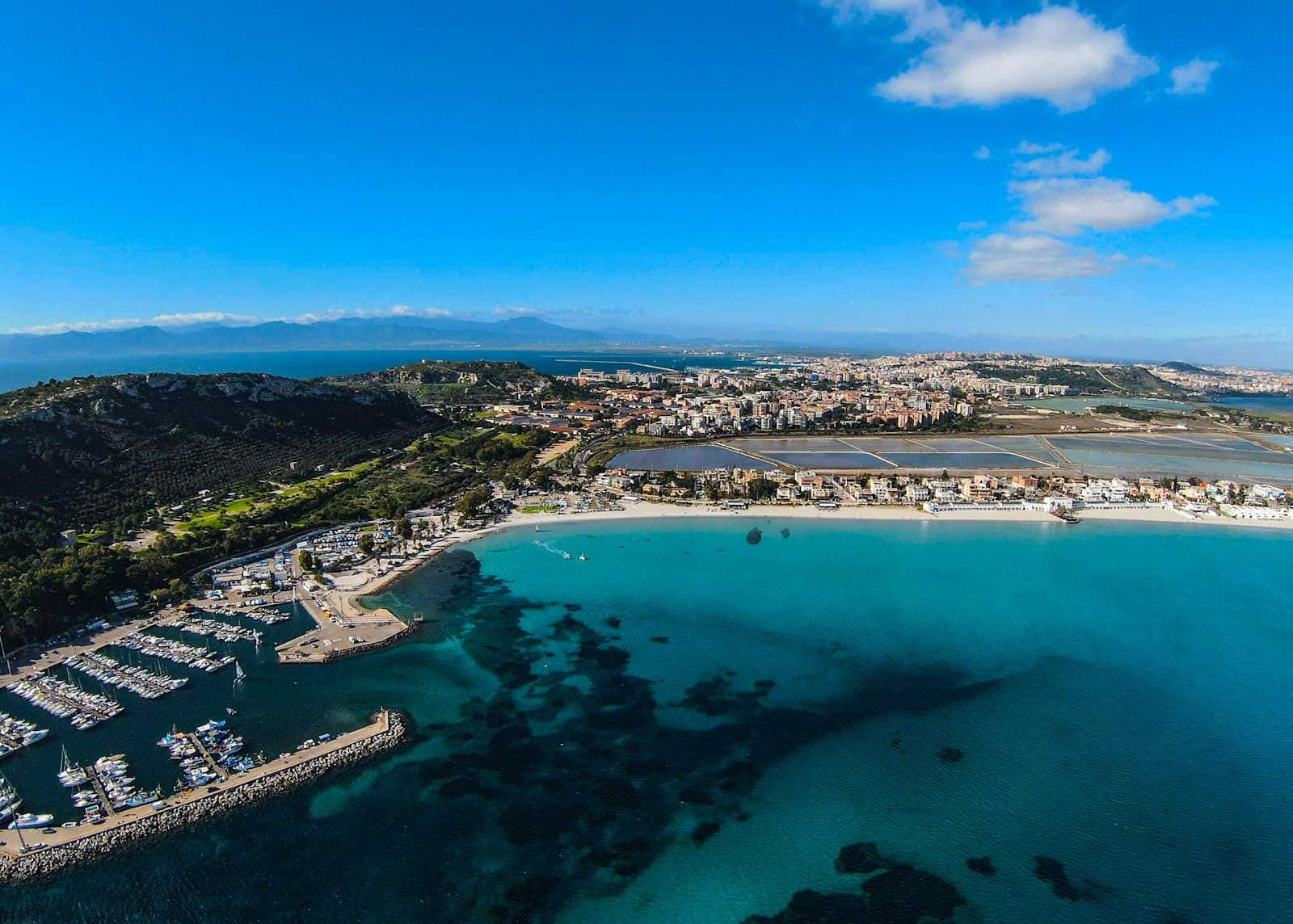 Cagliari, plage du Poetto