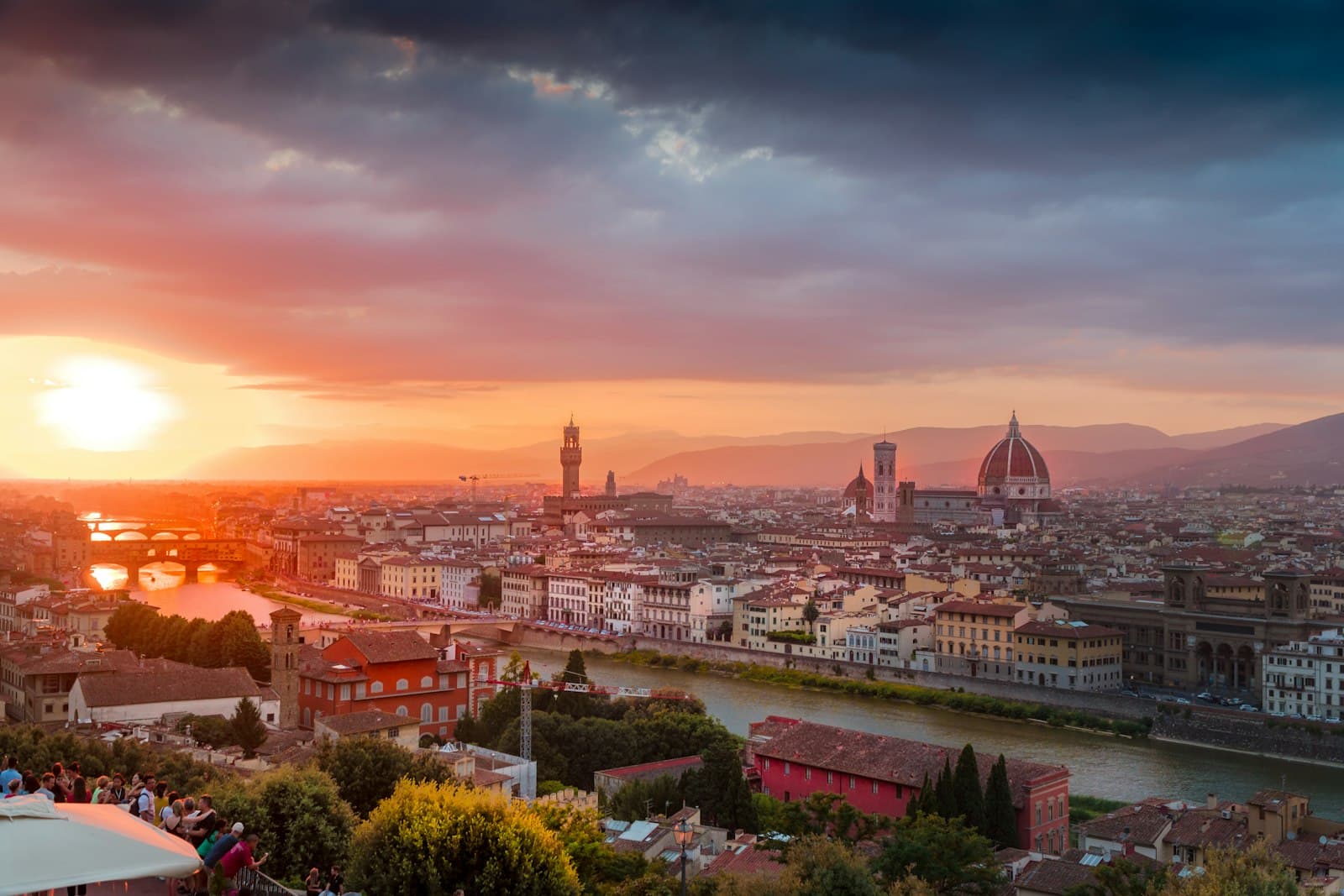 Florence, Duomo et Arno