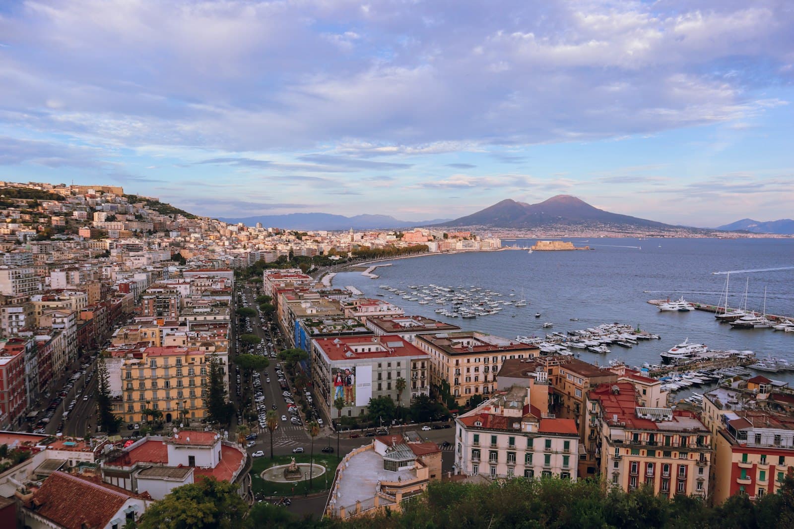Naples et le Vésuve
